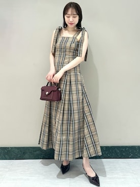 SNIDELさん（レディース・162cm）の夏コーディネート