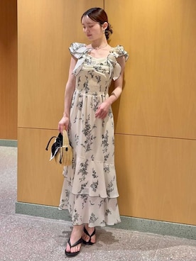 「SNIDEL（スナイデル）のアイテム（バッグ）」を使った、SNIDELさん（レディース・160cm）の春コーディネート