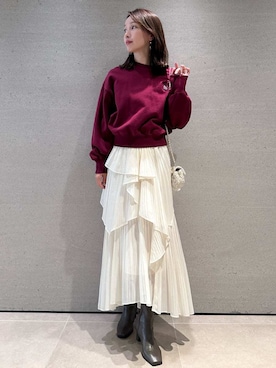 SNIDELさん（レディース・159cm）の秋コーディネート