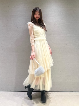 SNIDELさん（レディース・167cm）の春コーディネート