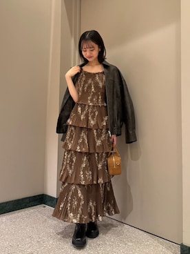 SNIDELさん（レディース・154cm）の秋コーディネート