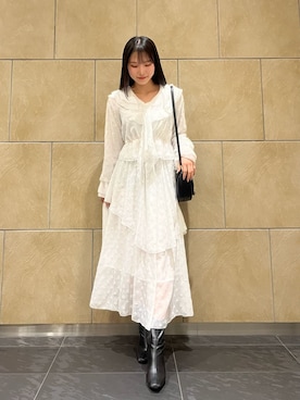 SNIDELさん（レディース・164cm）の冬コーディネート