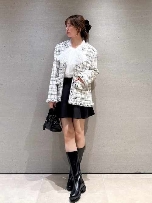 フラップボストンバッグ