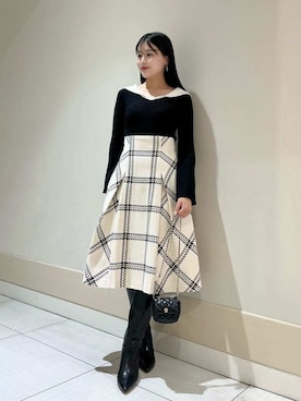 SNIDELさん（レディース・158cm）の秋コーディネート