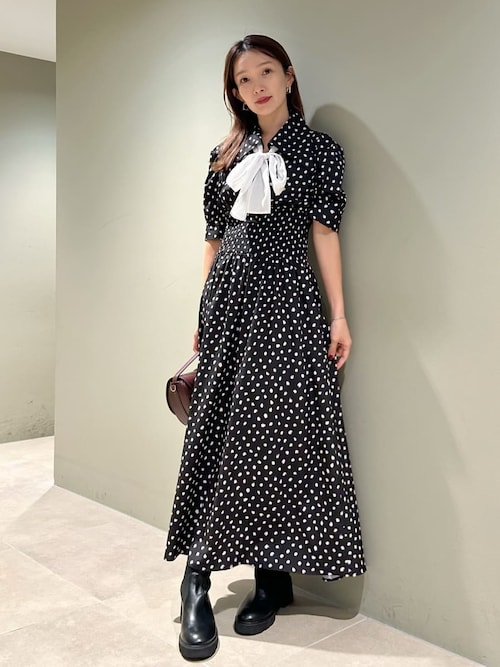 9月11日に出品を停止します】スナイデル ドットボウタイシャツ