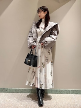 「肌見せ」｜SNIDELさん（レディース・165cm）の秋コーディネート