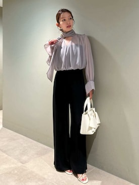 SNIDELさん（レディース・159cm）の冬コーディネート