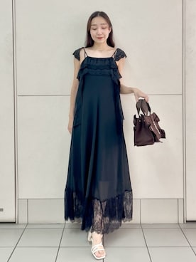 SNIDEL（スナイデル）の「Sustainableギャザーパフスリーブドット
