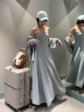 「SNIDEL（スナイデル）のアイテム」を使った、SNIDELさん（レディース・153cm）の夏コーディネート