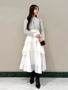 SNIDELさん（レディース・159cm）の冬コーディネート