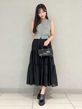 SNIDELさん（レディース・163cm）の夏コーディネート