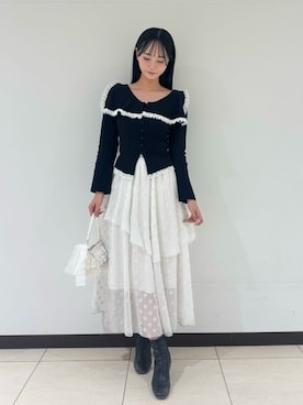 SNIDELさん（レディース・163cm）の冬コーディネート