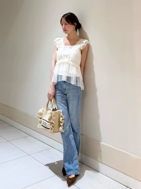 「SNIDEL（スナイデル）のアイテム（バッグ）」を使った、SNIDELさん（レディース・162cm）の春コーディネート