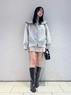 「アイテム（パーカー）」を使った、SNIDELさん（レディース・163cm）の夏コーディネート