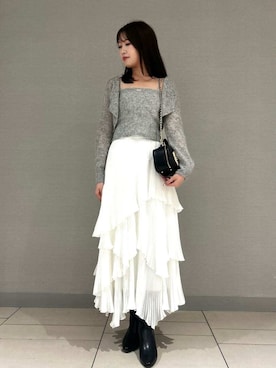 「SNIDEL（スナイデル）のアイテム（トップス）」を使った、SNIDELさん（レディース・163cm）の秋コーディネート