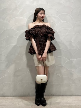 SNIDELさん（レディース・162cm）の春コーディネート