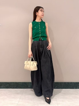 SNIDELさん（レディース・159cm）の夏コーディネート