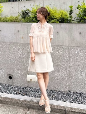 「SNIDEL（スナイデル）のアイテム（バッグ）」を使った、SNIDELさん（レディース・162cm）の春コーディネート