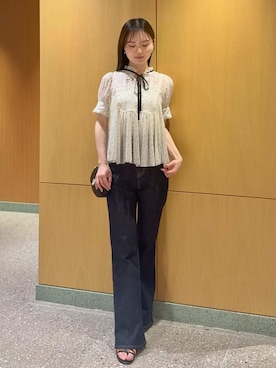 「SNIDEL（スナイデル）のアイテム（バッグ）」を使った、SNIDELさん（レディース・160cm）の春コーディネート