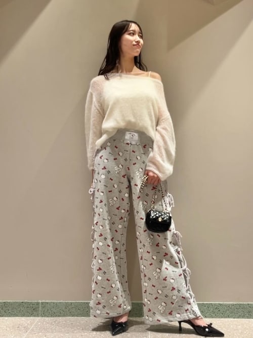 HELLO KITTY】レースアップパンツ（その他パンツ）｜SNIDEL