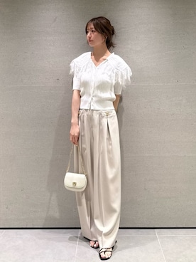 「SNIDEL（スナイデル）のアイテム（バッグ）」を使った、SNIDELさん（レディース・162cm）の春コーディネート