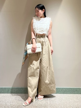 SNIDELさんの（SNIDEL | スナイデル）を使ったコーディネート