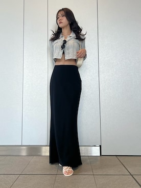 「SNIDEL（スナイデル）のアイテム（バッグ）」を使った、SNIDELさん（レディース・157cm）の春コーディネート