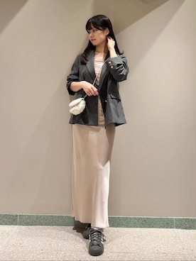 Sustainableメタルボタンテーラードジャケットを使った人気