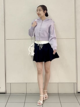 「SNIDEL（スナイデル）のアイテム（パンツ）」を使った、SNIDELさん（レディース・165cm）の春コーディネート