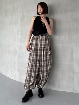 SNIDELさん（レディース・165cm）の夏コーディネート