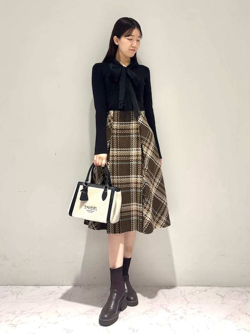 ボアロゴバッグ（ハンドバッグ）｜SNIDEL（スナイデル）の