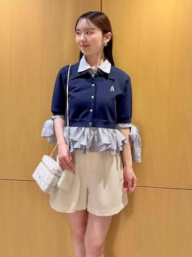 「SNIDEL（スナイデル）のアイテム（パンツ）」を使った、SNIDELさん（レディース・160cm）の春コーディネート