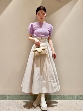 SNIDELさん（レディース・160cm）の夏コーディネート