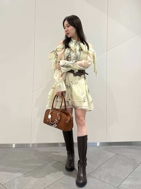 SNIDELさん（レディース・160cm）の冬コーディネート