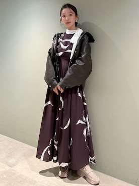 「SNIDEL（スナイデル）のアイテム（ジャケット/アウター）」を使った、SNIDELさん（レディース・159cm）の冬コーディネート