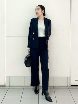 SNIDELさん（レディース・165cm）の冬コーディネート