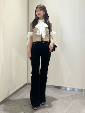 「SNIDEL（スナイデル）のアイテム（バッグ）」を使った、SNIDELさん（レディース・157cm）の夏コーディネート