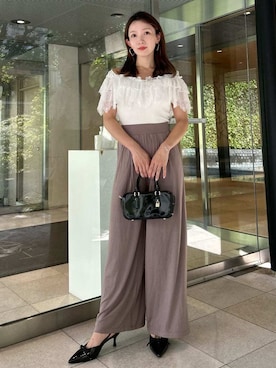 SNIDELさん（レディース・159cm）の秋コーディネート