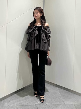 「SNIDEL（スナイデル）のアイテム（バッグ）」を使った、SNIDELさん（レディース・157cm）の秋コーディネート