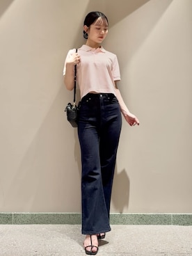 「LACOSTE（ラコステ）のアイテム」を使った、SNIDELさん（レディース・160cm）の夏コーディネート