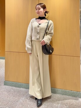 「肌見せ」｜SNIDELさん（レディース・160cm）の秋コーディネート