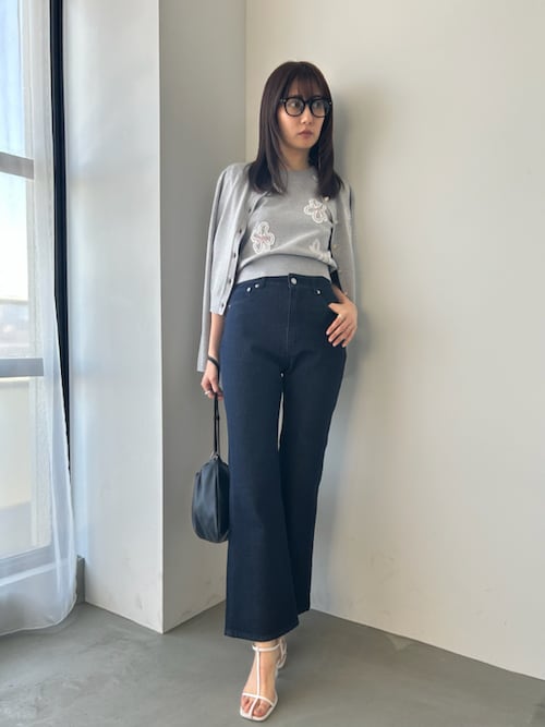 セール】【00サイズあり】ORGANICSブーツカットデニム（デニム