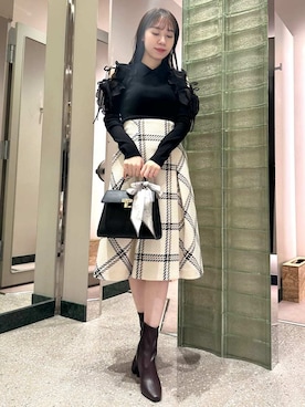 SNIDELさん（レディース・162cm）の秋コーディネート