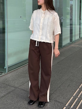 「MERLOT（メルロー）のアイテム（その他パンツ）」を使った、merlot0801さん（レディース・160cm）の夏コーディネート