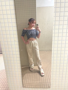 「アイテム（その他トップス）」を使った、aiさん（レディース・157cm・20代）の夏コーディネート