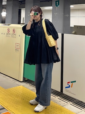 「NEW BALANCE（ニューバランス）のアイテム」を使った、NUNさん（骨格ストレート・レディース・171cm）の夏コーディネート