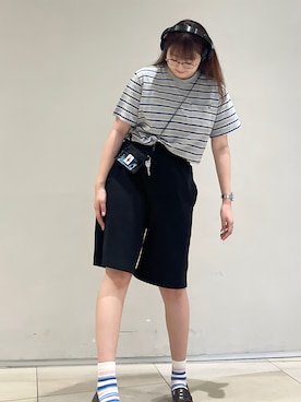 「アイテム（エコバッグ/サブバッグ）」を使った、NUNさん（レディース・171cm・20代）の夏コーディネート