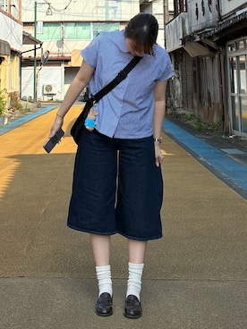ローファーを使った「ルーズソックス」の人気ファッション