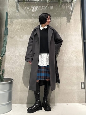 「RAGEBLUE」｜ricoさん（レディース・161cm）の冬コーディネート