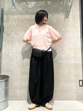 「RAGEBLUE（レイジブルー）のアイテム（バッグ）」を使った、ricoさん（レディース・161cm）の春コーディネート